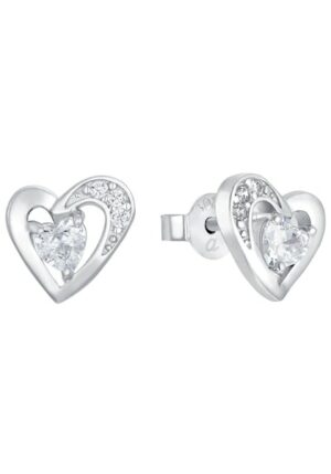 Amor Paar Ohrstecker »Silver Hearts