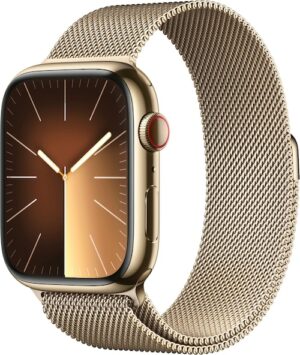 Apple Smartwatch »Watch Series 9 GPS + Cellular Stainless Steel 45mm«