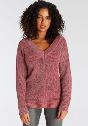 Arizona Strickpullover »in Washed-Optik«