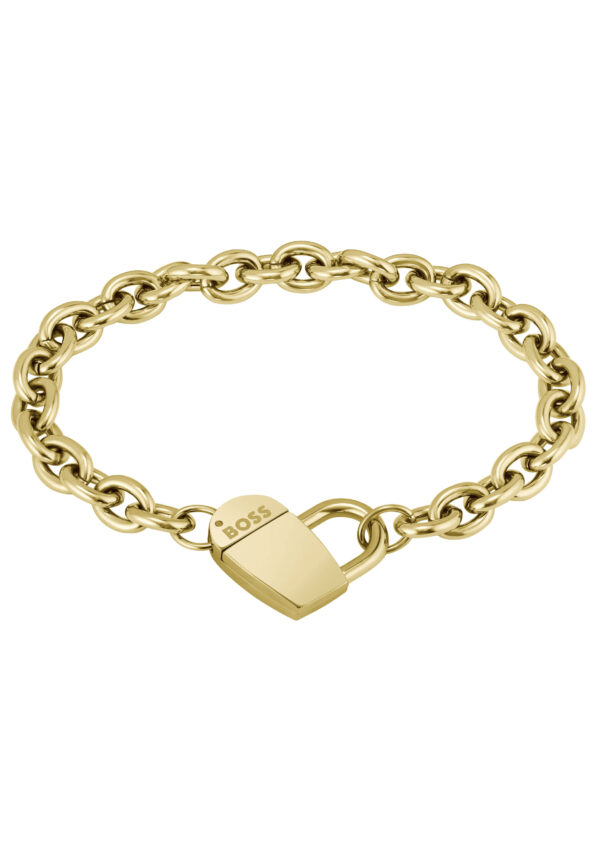 BOSS Armband »Schmuck Edelstahl Armschmuck Ankerkette DINYA«