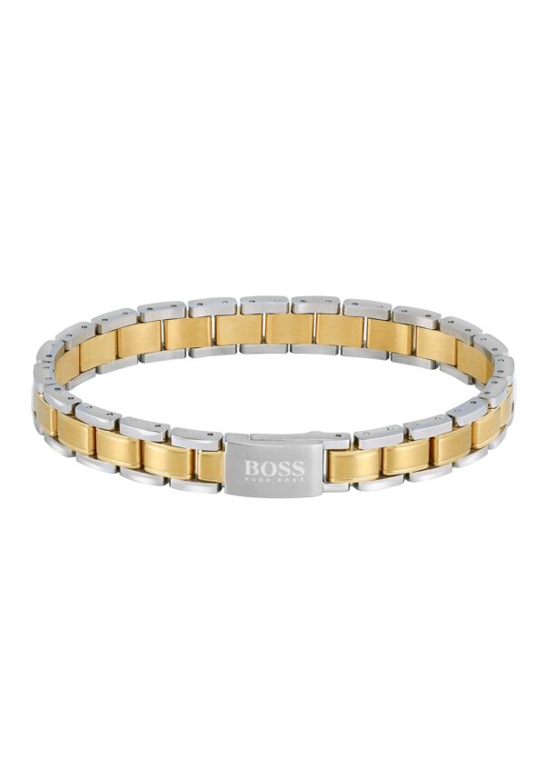 BOSS Armband »Schmuck Edelstahl Armschmuck Gliederkette METAL LINK«