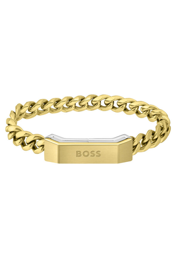 BOSS Armband »Schmuck Edelstahl Armschmuck Panzerkette CARTER«