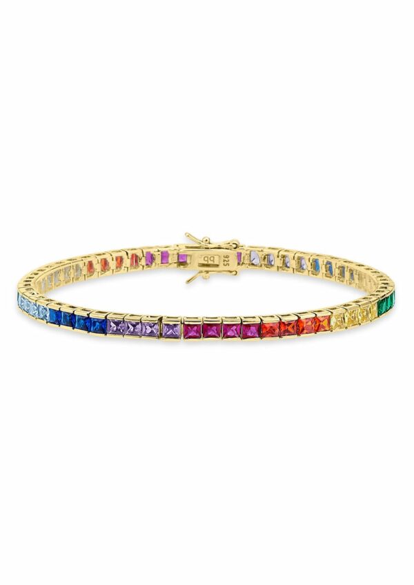 Bruno Banani Armband »Schmuck Geschenk Silber 925 Armschmuck Tennisarmband Regenbogen«