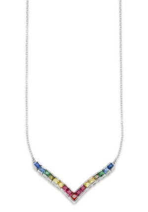 Bruno Banani Kette mit Anhänger »Schmuck Geschenk Silber 925 Halsschmuck Halskette Regenbogen«