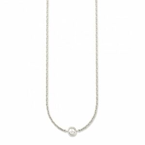 CAÏ Collierkettchen »925/- Sterling Silber rhodiniert Peace«