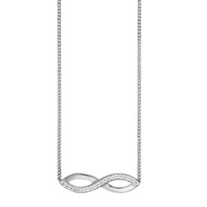 CAÏ Collierkettchen »925/-Sterling Silber rhodiniert Topas Infinity«