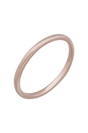 CAÏ Fingerring »925 Silber rosé vergoldet Basic Stacking«