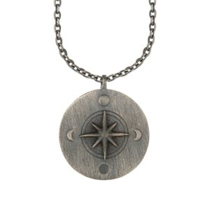 CAÏ Kette mit Anhänger »Element Feuer 925/- Sterling Silber oxidiert«