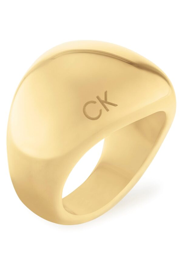 Calvin Klein Fingerring »Schmuck Edelstahl Fingerring Damenring SCULPTURAL«