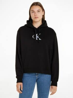 Calvin Klein Jeans Kapuzensweatshirt »SATIN CK HOODIE«