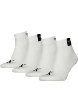 Calvin Klein Jeans Kurzsocken »CKJ MEN QUARTER 4P CONTRAST«