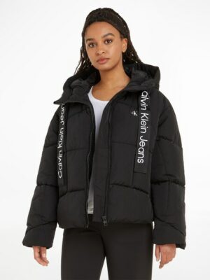 Calvin Klein Jeans Outdoorjacke »LOGO DRAWSTRING SHORT PUFFER«