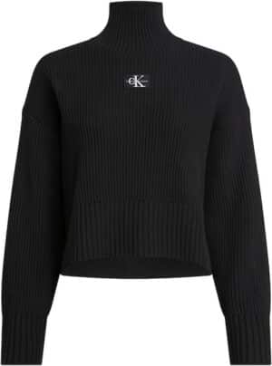 Calvin Klein Jeans Plus Rollkragenpullover »PLUS LABEL CHUNKY SWEATER«