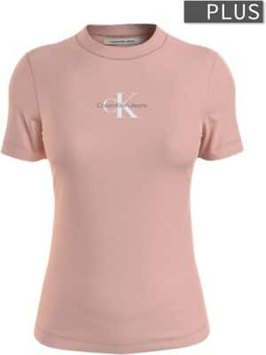 Calvin Klein Jeans Plus T-Shirt »PLUS MONOLOGO SLIM FIT TEE«