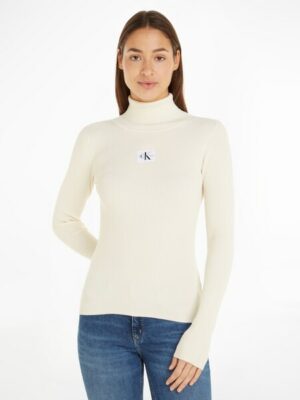 Calvin Klein Jeans Rollkragenpullover »BADGE ROLL NECK SWEATER«