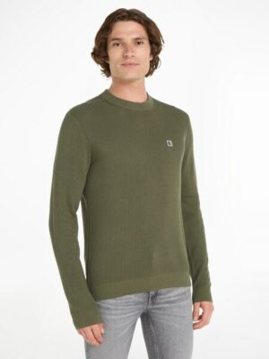 Calvin Klein Jeans Rundhalspullover »CK EMBRO BADGE SWEATER«