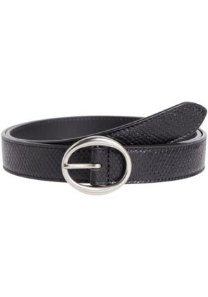 Calvin Klein Jeans Synthetikgürtel »CLASSIC ROUND LTHR BELT 25MM SN«