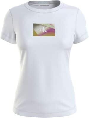 Calvin Klein Jeans T-Shirt »ILLUMINATED BOX LOGO SLIM TEE«