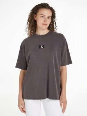 Calvin Klein Jeans T-Shirt »WASHED RIB LABEL BOYFRIEND TEE«