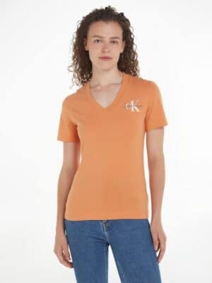 Calvin Klein Jeans V-Shirt »MONOLOGO SLIM V-NECK TEE«