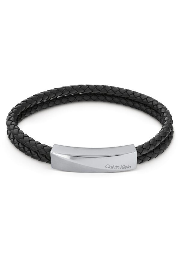 Calvin Klein Lederarmband »Schmuck Edelstahl Armschmuck Lederarmband Wickelarmband«