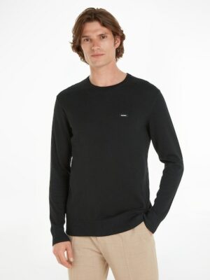 Calvin Klein Rundhalspullover »COTTON SILK BLEND CN SWEATER«