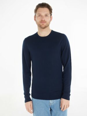 Calvin Klein Rundhalspullover »SUPERIOR WOOL CREW NECK SWEATER«