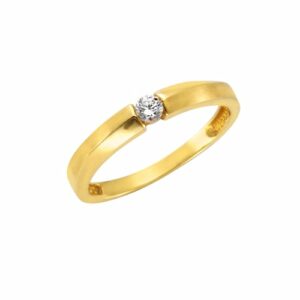 CELESTA Fingerring »375 Gold Zirkonia weiß«