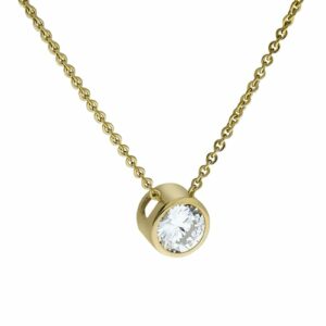 CELESTA Kette mit Anhänger »375/- Gelbgold Zirkonia«