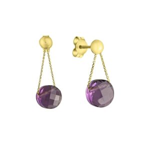 CELESTA Paar Ohrhänger »375/- Gelbgold Amethyst«