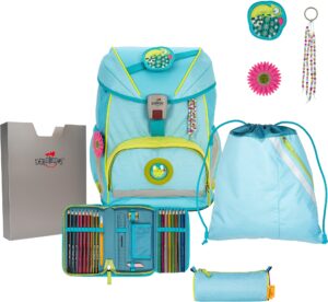 DerDieDas® Schulrucksack »ErgoFlex Exklusiv LED - Primavera«