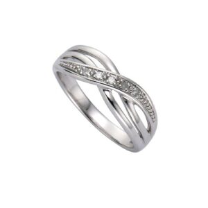 Diamonds by Ellen K. Fingerring »925 Sterling Silber Diamant 0