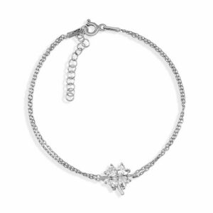 dKeniz Armband »925/- Sterling Silber Kleeblatt«