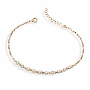 dKeniz Armband »925/- Sterling Silber rosévergoldet Tennisarmband«