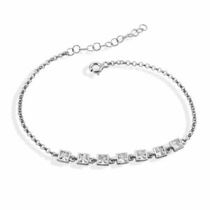 dKeniz Armband »925/- Sterling Silber Tennisarmband viereckig«