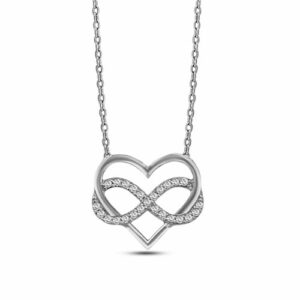 dKeniz Kette mit Anhänger »925/- Sterling Silber Infinity Herzkette«