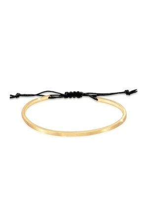 Elli Armband »Armreif Geo Basic Matt Verstellbar 925 Silber«