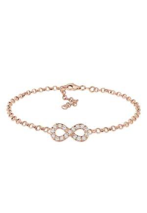 Elli Armband »Infinity Kristalle 925 Silber«