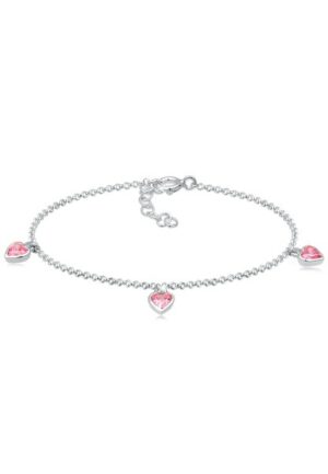 Elli Armband »Kinder Herzen Heart Zirkonia Erbskette 925 Silber«