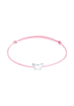 Elli Armband »Kinder Schmetterling Nylon Bändchen 925 Silber«