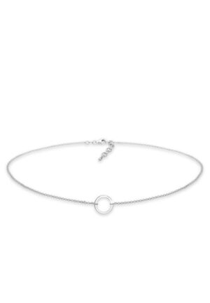 Elli Collier »Choker Anhänger Kreis Rund 925 Silber«