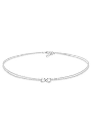 Elli Collier »Choker Erbskette Infinity Unendlichkeit 925 Silber«