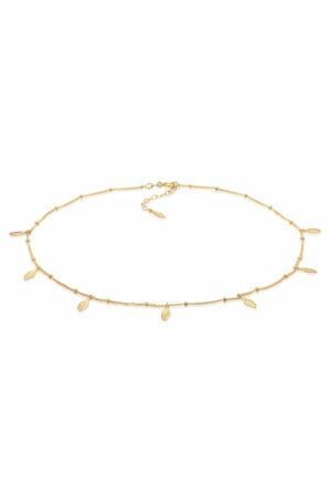 Elli Collier »Choker Kugelkette Federn Boho Trend 925er Silber«