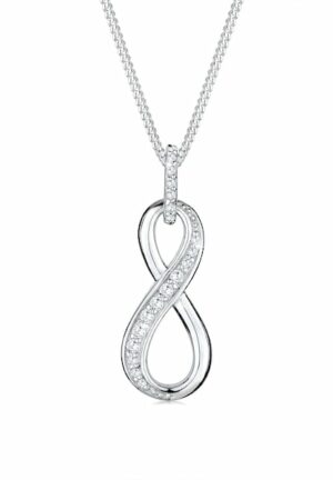 Elli Collierkettchen »Infinity Love Symbol Zirkonia 925 Silber«