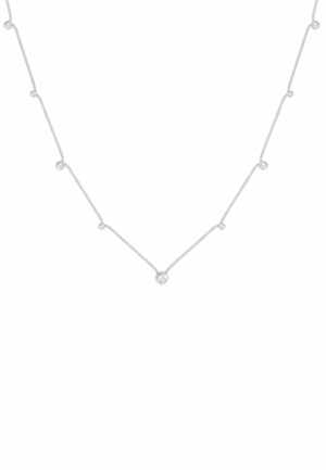 Elli Collierkettchen »Solitär Basic Kristalle Chic 925 Silber«