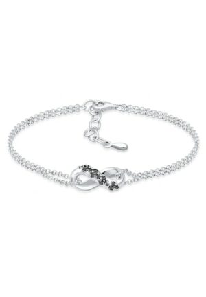 Elli DIAMONDS Armband »Infinity Symbol Diamant (0