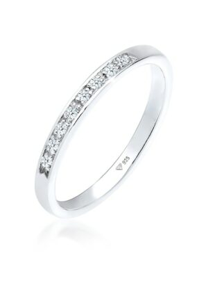 Elli DIAMONDS Verlobungsring »Aufsteckring Funkelnd Diamant (0.04 ct) 925 Silber«