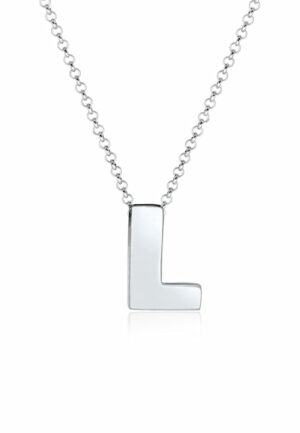 Elli Kette mit Anhänger »Buchstabe L Initialen Trend Minimal 925 Silber«