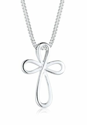 Elli Kette mit Anhänger »Kreuz Infinity 925 Sterling Silber«