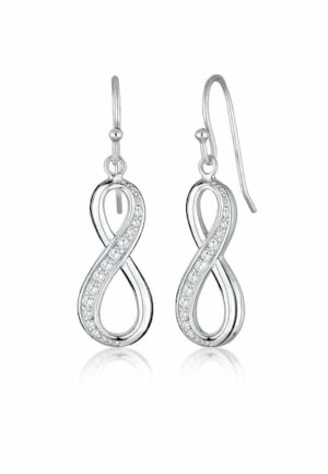 Elli Paar Ohrhänger »Infinity Zirkonia 925 Sterling Silber«